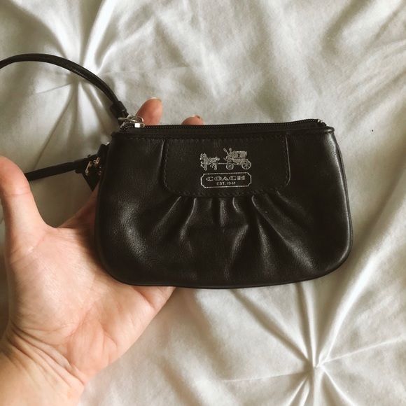 Coach Black Wristlet - Picture 2 of 6